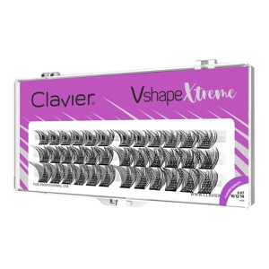 Clavier Kępki rzęs V&L Shape, cat eyelashes skręt L 10mm