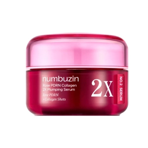 Numbuzin No.2 Rose PDRN Collagen 2X Plumping Serum - Ujędrniająco-nawilżające serum kolagenowe z PDRN i peptydami 30ml