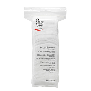 Peggy Sage Kwadratowe waciki 80szt