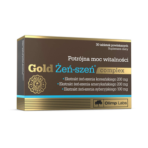 Olimp Labs Gold Żeń-szeń Complex suplement diety 30 tabletek