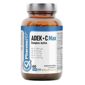 Pharmovit ADEK+C Max suplement diety 60 kapsułek