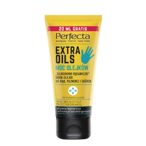 Perfecta Extra Oils "Silikonowe rękawiczki" krem-olejek do rąk paznokci i skórek 80ml